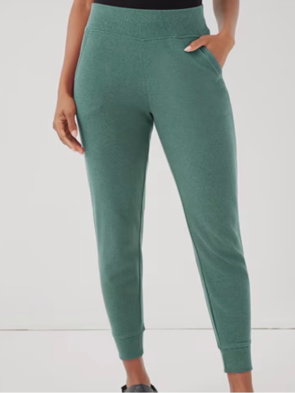 Pact Women's Airplane Jogger Dark Forest Heather Women’s Size XL NWT